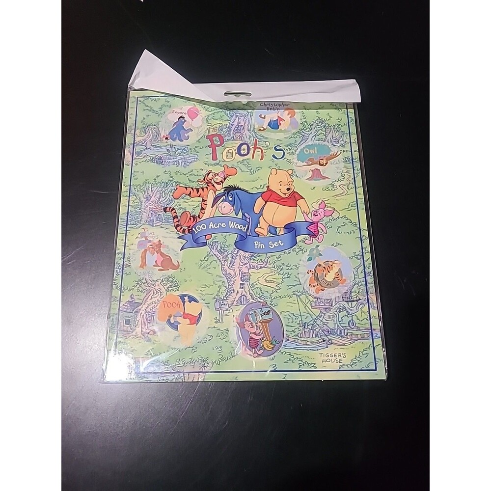 Pooh's 100 Acre Wood Series (Background Illustration Pins).  1 Pin Included